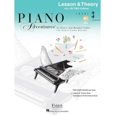 Abbildung von Piano Adventures All In Two Level 3 Lesson/Theory: Lesson &amp; Theory Anglicised Edition