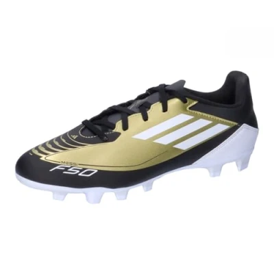 Abbildung von adidas Performance F50 CLUB FXG Messi Fußballschuh Nocken, Herren, Größe: 45 1/3, Gold metallic/footwear white/core black Schuhe