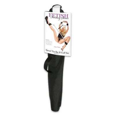 Abbildung von Spreizstangen „Spread’em Bar and Cuff Set“, für Hände und Füße