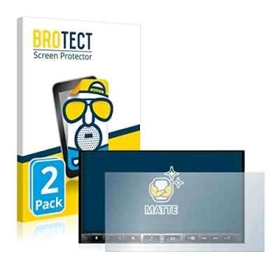 Abbildung von BROTECT Entspiegelungs Schutzfolie für Alpine iLX 705D (2 Stück) Matte Displayschutz Folie, Anti Reflex, Fingerprint