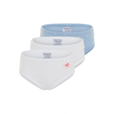 Abbildung von Schiesser 3ER PACK Slip Blau weiß für Kinder, Größe: 98,