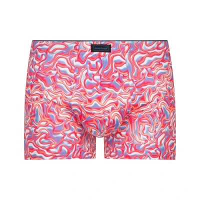 Abbildung von Bruno Banani Artistry Muster Panties, Herren, Größe: XL, Pink blau orange