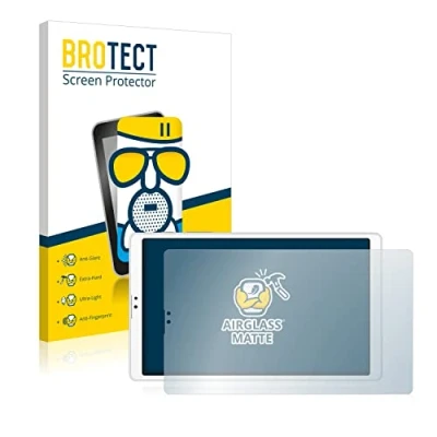Abbildung von BROTECT Entspiegelungs Schutzglas für Samsung Galaxy Tab A7 Lite LTE 2021 (im Querformat) Schutz Folie Panzerfolie Glas Matt [Kratzfest 9H]