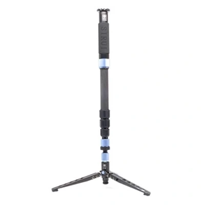 Abbildung von SIRUI P 424S Einbeinstativ mit Standspinne (20 neigbar, 360 drehbar) 10x Carbon