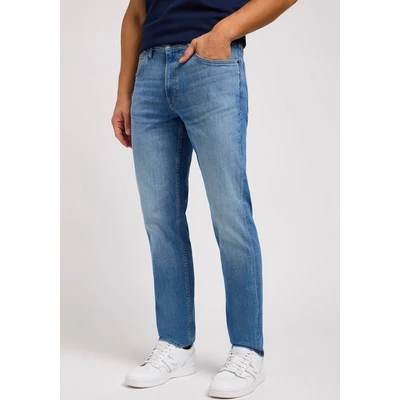 Abbildung von Lee Brooklyn Straight Jeans Leg stoneblue denim, Herren, Größe: 32x34, Stone blue denim