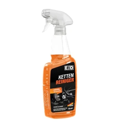 Abbildung von EXO Kettenreiniger für Fahrräder Antriebsentfetter Reinigung von Ketten, Umwerfern und Zahnkränzen schnelltrocknend &amp; rückstandsfrei (750 ml)