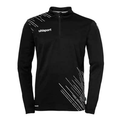 Abbildung von uhlsport Score 26 1/4 Zip Top Herren Sport Jacke Sweatshirt Sweatjacke Pullover Fußball Fitness Gym Hoody Pulli smartbreathe FIT atmungsaktiver Stoff aus recyceltem Polyester
