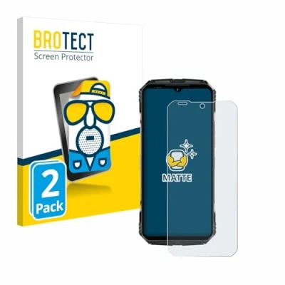 Abbildung von BROTECT Entspiegelungs Schutzfolie für Doogee S118 (2 Stück) Matte Displayschutz Folie, Anti Reflex, Fingerprint