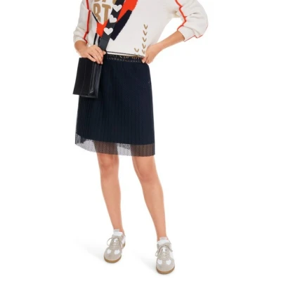 Abbildung von Marc Cain Alinienrock, Damen, Größe: 46, Dark blue