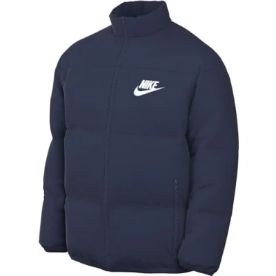 Abbildung von Nike Sportswear CLUB Winterjacke, Herren, Größe: Large, Midnight navy/white
