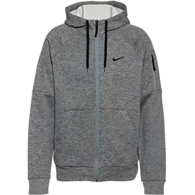 Abbildung von Nike Performance Sweatjacke, Herren, Größe: Small, Dark grey heather/particle grey/black