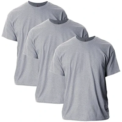 Abbildung von Gildan Unisex T shirt aus Ultra baumwolle, Stil G2000 Shirt, Sportgrau (3er pack), L