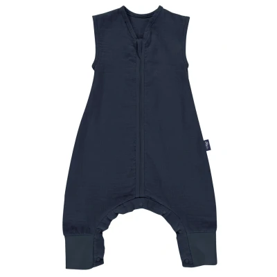 Abbildung von Alvi Sommer SACK Overall Light MULL Nachtwäsche Schlafsack für Kinder, Größe: 92, Poseidon