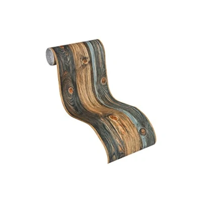 Abbildung von living walls Bordüre &quot;Stick Ups&quot;, Holz, Vinyl, Wand, Schräge