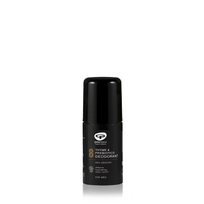 Abbildung von Green People Deo Nr. 8 für den Mann, mit Thymian und Präbiotika, 75ml Wirksames natürliches Bio Mann Kräuterduft Ohne Parabene Äthylen Tierleidfrei vegan