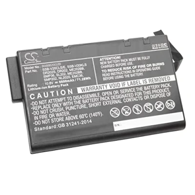 Abbildung von vhbw Akku kompatibel mit Duracell DR 202 Notebook (6600 mAh, 10,8 V, Li Ion)