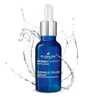 Abbildung von FLOSLEK Falten Füll Serum 30 ml Glättet, Strafft, Befeuchtet &amp; Festigt Für Menschen ab Jahre alle Hauttypen Dermatologisch getestet Hergestellt in der EU