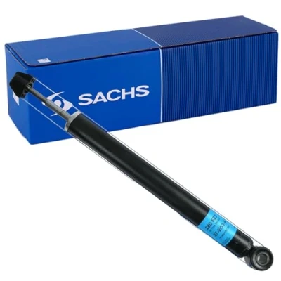 Abbildung von SACHS 280 523 Stoßdämpfer Gasdruck Zweirohr Teleskop oben Stift, unten Auge TOYOTA: Yaris I Schrägheck