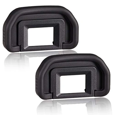 Abbildung von EOS 6D MarkⅡ Sucher Okular Augenmuschel für Canon MarkⅡ/Ⅰ 90D/80D/70D/60D/50D/40D/20D/5DDigitalkamera [2 Packs], Ersatz EB, Fire Rock Kamera Sucherzubehör EB