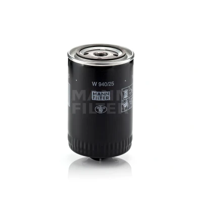 Abbildung von MANN FILTER W 940/25 Ölfilter 3/4 16 UNF mit einem Rücklaufsperrventil Anschraubfilter AUDI: A4 B5 Avant, Limousine, B6 Limousine