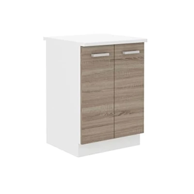 Abbildung von Küchen Unterschrank 60 cm für das Modell,Dave 240 Eiche Sonoma Trüffel&#039;
