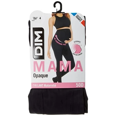 Abbildung von Dim Style Mama Schwangerschaftsstrumpfhose Damen x1, Black, XL