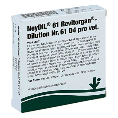 Abbildung von Neydil Nr.61 Revitorgan Dil.D 4 pro Ampu 5X2 ml