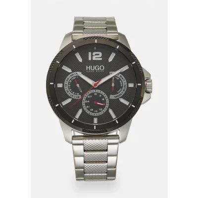 Abbildung von HUGO Sport Chronograph silvercoloured/black, Herren, Größe: One Size, Silver coloured/black