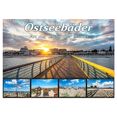 Abbildung von Ostseebäder an der Lübecker Bucht (Wandkalender 2025 DIN A3 quer), CALVENDO Monatskalender