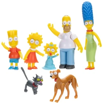 Abbildung von Jakks Pacific Actionfigur Simpsons Minifiguren 7er Pack 6 cm