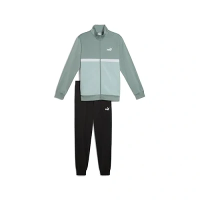 Abbildung von Puma Colorblock SUIT SET Trainingsanzug, Herren, Größe: XS, Green moon