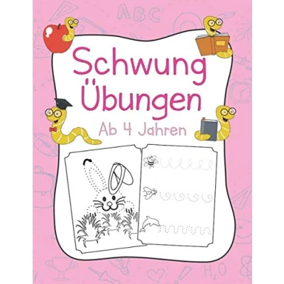 Abbildung von Schwungübungen ab 4 Jahren: Erste zur Feinmotorik und Konzentration der Vorschule
