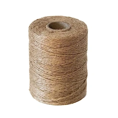 Abbildung von Chinchilla® Jutegarn ca. 1,2 mm Ø naturfarben 250 m Spulen Jute Schnur, Bindegarn, Bindeschnur, Dekokordel, Jutekordel perfekt für Bastelarbeiten, Verpackungen