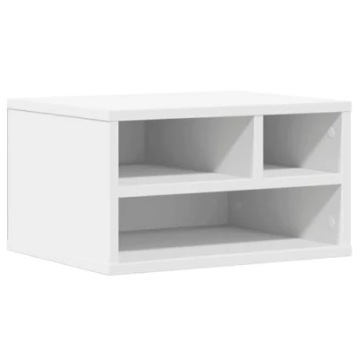 Abbildung von vidaXL Druckerständer Weiß 40x32x22,5 cm Holzwerkstoff