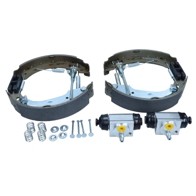 Abbildung von MAXGEAR 19 5657KIT Bremsbacken 203mm 38mm mit Zubehör, Radbremszylinder automatischer Nachstellung RENAULT: TWINGO 2, CLIO 2