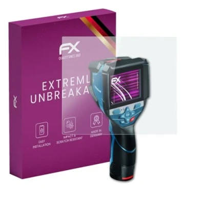 Abbildung von atFoliX Glasfolie kompatibel mit Bosch GTC 600 C Panzerfolie, 9H Hybrid Glass FX Schutzpanzer Folie