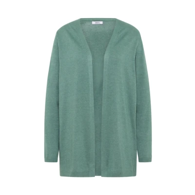 Abbildung von Cecil Offene Strickjacke, Damen, Größe: Small, Grün
