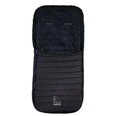 Abbildung von Heitmann Felle Fußsack &quot;Eisbärchen Steppfußsack&quot;, für die Übergangszeit, ideal Kinderwagen &amp; Buggy, waschbar