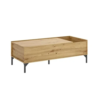 Abbildung von DEKIT GRUPO RIMOBEL Ness Höhenverstellbarer Couchtisch, Melamin Metall, Nordic, 41x99x60 cm