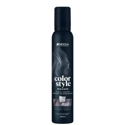 Abbildung von Indola Color Style Mousse Anthracite 200ml