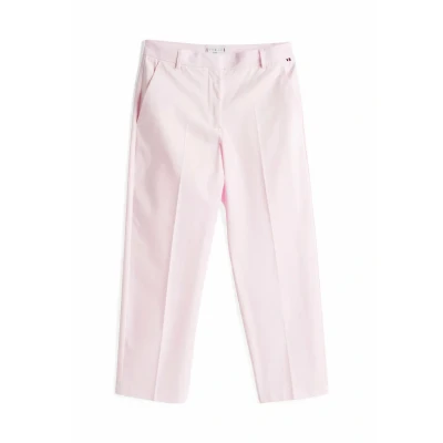 Abbildung von Tommy Hilfiger Straight Stoffhose, Damen, Größe: 38, Light pink