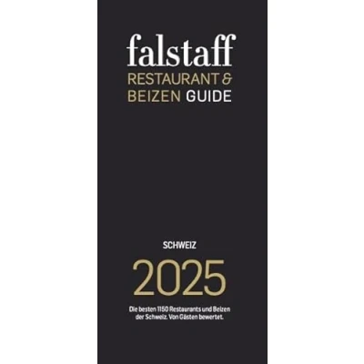 Abbildung von Falstaff Restaurant &amp; Beizenguide Schweiz 2025: Die besten 1150 Restaurants und Beizen der Schweiz. Von Gästen bewertet.