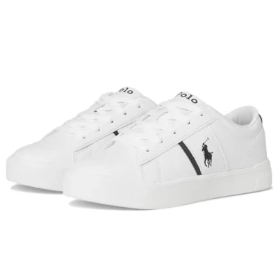 Abbildung von Polo Ralph Lauren Frazier Unisex Sneaker low für Kinder, Größe: 39, White/navy Pu