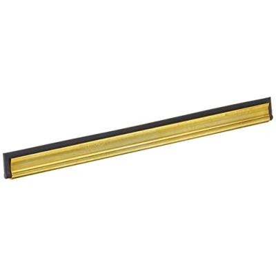 Abbildung von Ettore Professional Tools 1127 Profi Fensterreinigung Gummilippe, Messing mit Clips, 25 cm