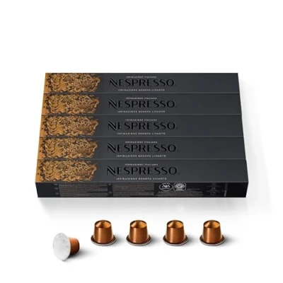 Abbildung von NESPRESSO ORIGINAL Livanto, Mittlere Röstung, Kompatibel mit Kaffeemaschinen, Kapsel Set aus 50 Kaffeekapseln