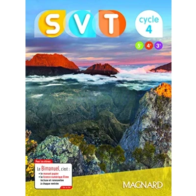 Abbildung von SVT Cycle 4 (2017) Manuel: Bimanuel Magnard : le manuel papier + la licence numérique élève incluse.