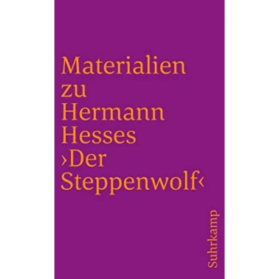 Abbildung von Materialien zu Hermann Hesses »Der Steppenwolf« (suhrkamp taschenbuch)