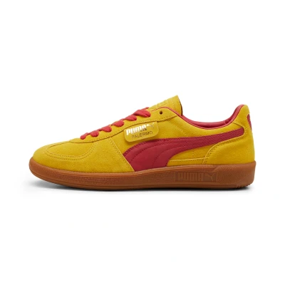 Abbildung von Puma Palermo Sneakers Unisex Schuhe Mit Colorful Pelé Yellow/Club Red Größe: 42.5