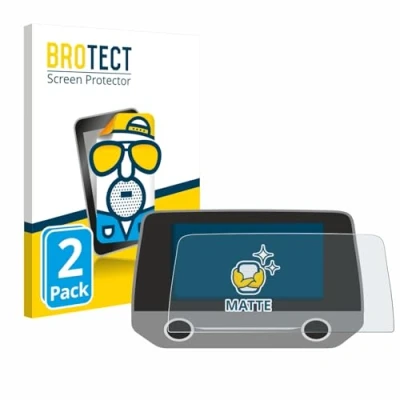 Abbildung von BROTECT Entspiegelungs Schutzfolie für Ford Focus MK4 Sync 3 (2 Stück) Matte Displayschutz Folie, Anti Reflex, Fingerprint