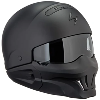 Abbildung von Scorpion Unisex Nc Motorrad Helm, Schwarz, M EU